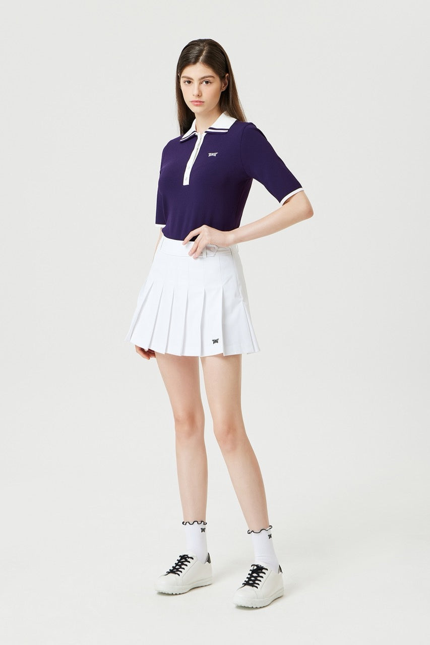 P 여성 플리츠 스커트